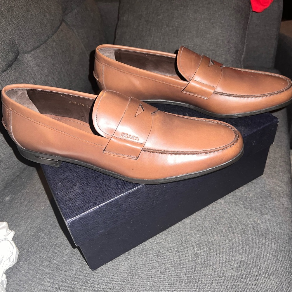 Mens prada loafers size 12